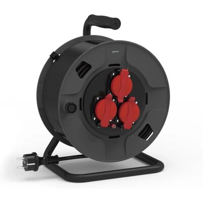 Simon Extensible professional - 16a 250v - 3 uttag - 20 m Simon Extensible professional - 16a 250v - 3 uttag - 20 m