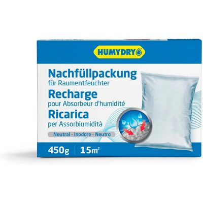 Recharge Déshumidificateur HUMYDRY - 450g - Publicité Recharge Déshumidificateur HUMYDRY - 450g - Publicité
