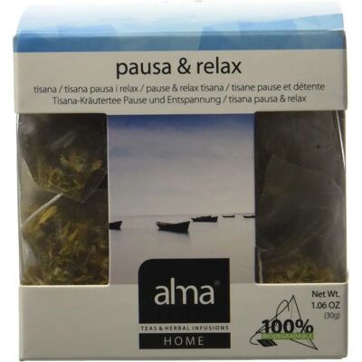 Alma Home Infusión Tisana Relax - Té Herbal - 15 Bolsitas Alma Home Infusión Tisana Relax - Té Herbal - 15 Bolsitas
