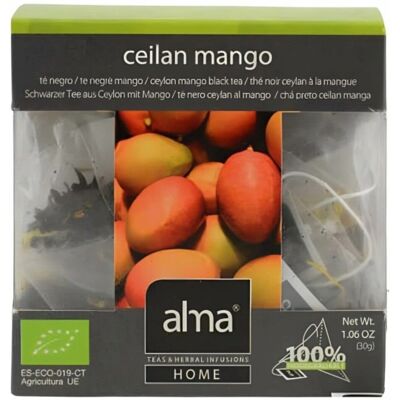 Alma Home Té de Mango - Mango, Té negro, 15 unidades Alma Home Té de Mango - Mango, Té negro, 15 unidades