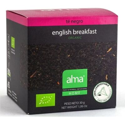 Té de desayuno inglés Alma Home - Negro, 15 Bolsitas Té de desayuno inglés Alma Home - Negro, 15 Bolsitas