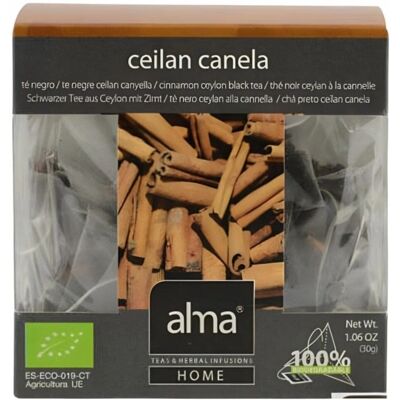Té de canela de Ceilán Alma Home - Negro - 15 Bolsas Té de canela de Ceilán Alma Home - Negro - 15 Bolsas