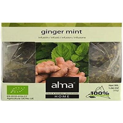 Infusión de jengibre menta - Alma Home Infusión de jengibre menta - Alma Home