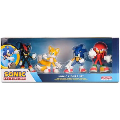 Comansi Sonic Figurinesett - 4 deler i gaveeske Comansi Sonic Figurinesett - 4 deler i gaveeske