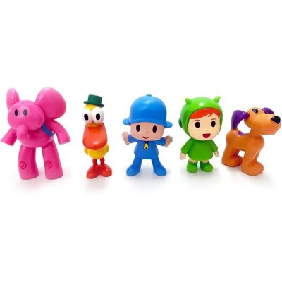 Figurines Comansi Pocoyo - Non articulées, 5 pcs Figurines Comansi Pocoyo - Non articulées, 5 pcs