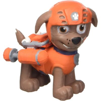 Figurinha COMANSI Zuma - Patrulha Canina - Brincadeira Interna - 6cm Figurinha COMANSI Zuma - Patrulha Canina - Brincadeira Interna - 6cm