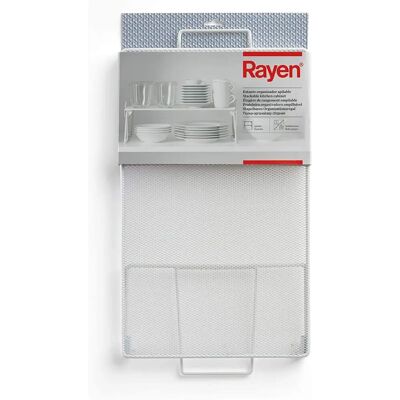 Estante apilable Rayen - Organizador para cocina, baño, armario Estante apilable Rayen - Organizador para cocina, baño, armario