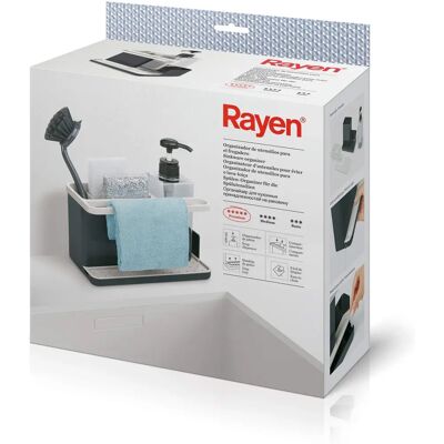 Rayen Kitchen Sink Organizer - Ventilated, Easy-Clean, with Soap Dispenser Rayen Kitchen Sink Organizer - Ventilated, Easy-Clean, with Soap Dispenser