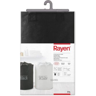 Cestas para la colada Rayen - Pack de 2 Impermeables 70L Cestas para la colada Rayen - Pack de 2 Impermeables 70L