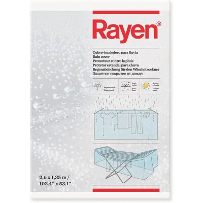 Rayen 6011.01 Protecteur de séchoir contre la pluie - 260x135 cm - Polyéthylène Rayen 6011.01 Protecteur de séchoir contre la pluie - 260x135 cm - Polyéthylène