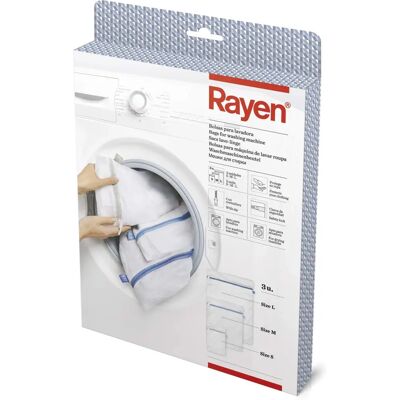 Rayen Tvättpåse - 3 Storlekar - Vit - Skyddar Ömtåliga Kläder Rayen Tvättpåse - 3 Storlekar - Vit - Skyddar Ömtåliga Kläder