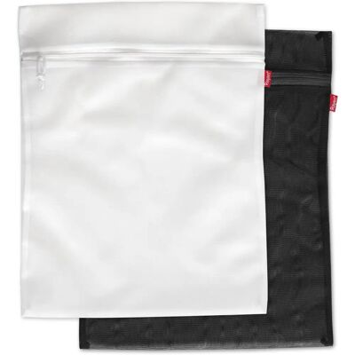 Sac de Lavage Rayen - Lot de 2 - Protège Vêtements - Blanc Sac de Lavage Rayen - Lot de 2 - Protège Vêtements - Blanc