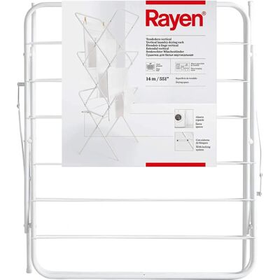 Stendibiancheria Verticale Rayen - Superficie in Acciaio Pieghevole - 14M - Asciugatrice Stendibiancheria Verticale Rayen - Superficie in Acciaio Pieghevole - 14M - Asciugatrice