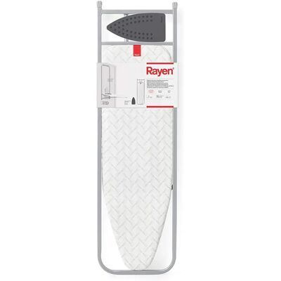 Rayen Wand- oder Türmontiertes Bügelbrett - Klappbar, Platzsparend, Silikon-Bügelablage Rayen Wand- oder Türmontiertes Bügelbrett - Klappbar, Platzsparend, Silikon-Bügelablage