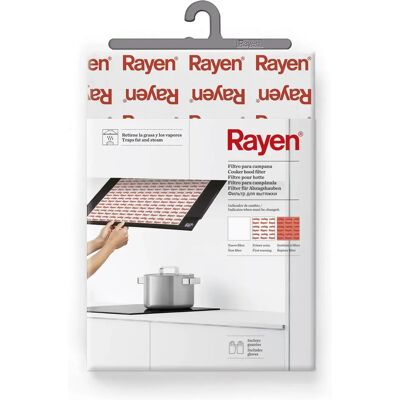 Rayen Modèle 6318 Filtre universel blanc pour hotte avec indicateur Rayen Modèle 6318 Filtre universel blanc pour hotte avec indicateur