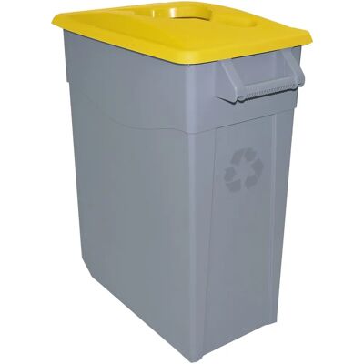 Conteneur à déchets Zeus 65L - Jaune - Publicité Conteneur à déchets Zeus 65L - Jaune - Publicité