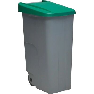 Contenedor de Reciclaje Denox 85L - Verde - Plástico Duradero Contenedor de Reciclaje Denox 85L - Verde - Plástico Duradero