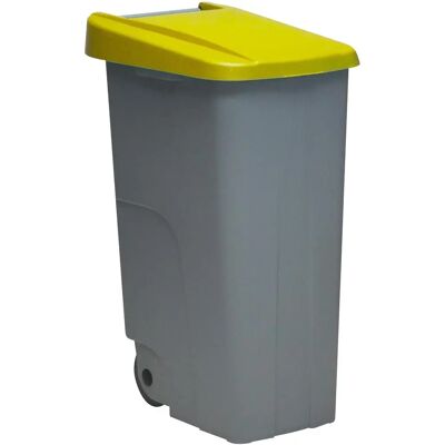 Contenedor de basura Denox 85 L Amarillo - Reciclaje Contenedor de basura Denox 85 L Amarillo - Reciclaje