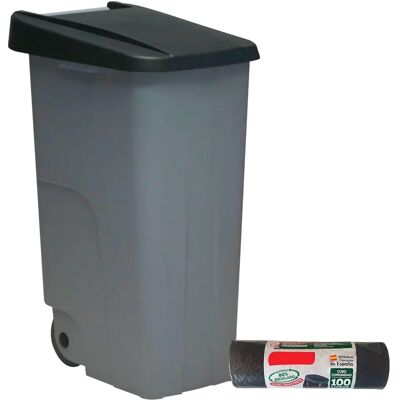 Contenedor de basura Denox 65/85/110L - Apilable, con Tapa Contenedor de basura Denox 65/85/110L - Apilable, con Tapa