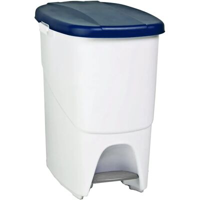 Famesa Denox Cubo Pedal de 25L para Reciclaje Azul Famesa Denox Cubo Pedal de 25L para Reciclaje Azul