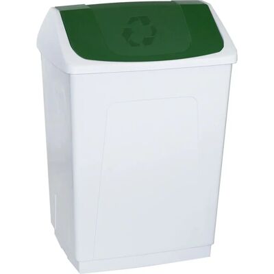 Cubo de Basura Denox Verde Blanco 55L - Diseño Moderno Cubo de Basura Denox Verde Blanco 55L - Diseño Moderno