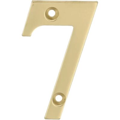 AMIG 7-m.4 Targa in ottone - Numero AMIG 7-m.4 Targa in ottone - Numero