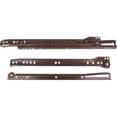 AMIG - 18-450 - 450x37 mm - Braunstahl - Schubladenschienen AMIG - 18-450 - 450x37 mm - Braunstahl - Schubladenschienen