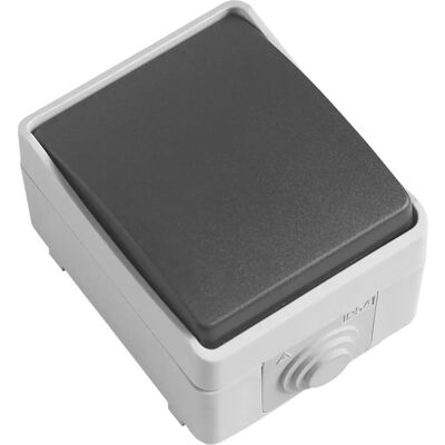 Amig - 8458 - IP54 - 10A - grau - switch Amig - 8458 - IP54 - 10A - grau - switch