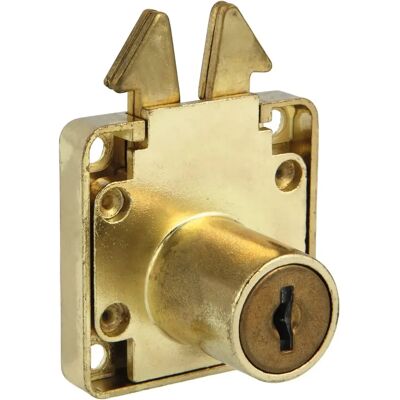 AMIG - 17737 - Messingafwerking - Stalen behuizing - Meubelslot AMIG - 17737 - Messingafwerking - Stalen behuizing - Meubelslot