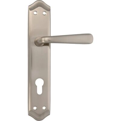 Amig Ensemble de 2 Poignées à Plaque avec Trou pour Clé - Poignée de Porte - Publicité Amig Ensemble de 2 Poignées à Plaque avec Trou pour Clé - Poignée de Porte - Publicité