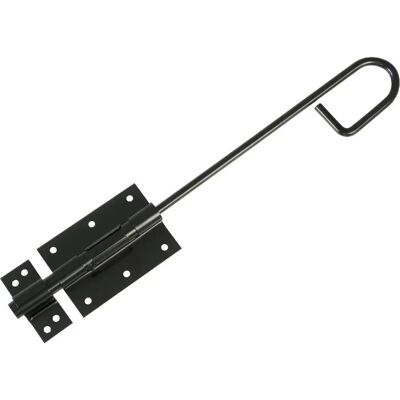 Amig - Model 421 - acél - fekete - 350x90 - ajtócsapos zár Amig - Model 421 - acél - fekete - 350x90 - ajtócsapos zár