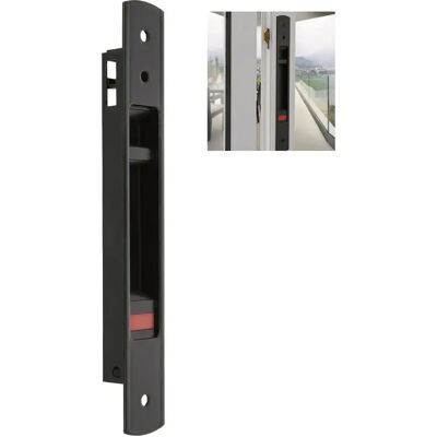 Amig - 3850 - Noir - 174x29mm - Serrure de porte - Publicité Amig - 3850 - Noir - 174x29mm - Serrure de porte - Publicité