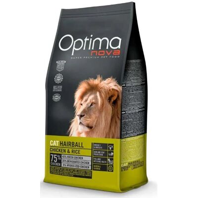 Optima Nova Hair Balls - Nourriture pour Chats contre Boules de Poils - Publicité Optima Nova Hair Balls - Nourriture pour Chats contre Boules de Poils - Publicité