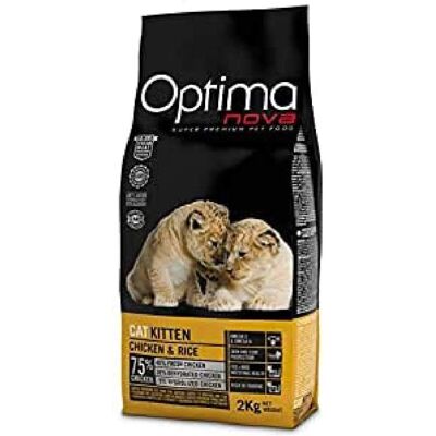 Cibo per Gattini Optima Nova pollo e riso Cibo per Gattini Optima Nova pollo e riso
