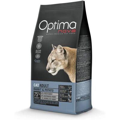 Nourriture pour Chats Optima Nova Lapin & Pomme de Terre - Sans Céréales - Publicité Nourriture pour Chats Optima Nova Lapin & Pomme de Terre - Sans Céréales - Publicité
