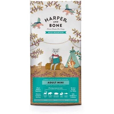 Harper and Bone Liten Ras Vildmark Hundmat - 2kg Harper and Bone Liten Ras Vildmark Hundmat - 2kg