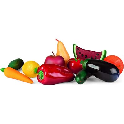 Miniland Set de Frutas Verduras y Frutos Secos - Juguete Educativo 3-9 años Miniland Set de Frutas Verduras y Frutos Secos - Juguete Educativo 3-9 años