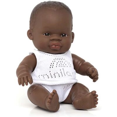 Miniland Baby Docka - Modell 21cm - Vit - BabyDocka Miniland Baby Docka - Modell 21cm - Vit - BabyDocka