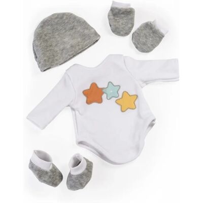 Miniland Poppenbody - Zacht Outfit voor 38cm Pop Miniland Poppenbody - Zacht Outfit voor 38cm Pop