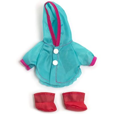 Ensemble Pluie pour Poupée Miniland Rose - Vêtements de Pluie Ensemble Pluie pour Poupée Miniland Rose - Vêtements de Pluie
