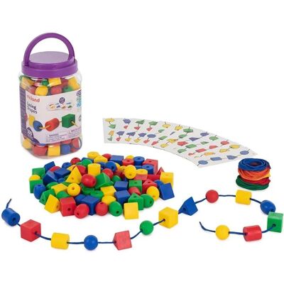 Miniland - Forma Ensartable 25 mm - 100 pezzi - Giocattolo educativo Miniland - Forma Ensartable 25 mm - 100 pezzi - Giocattolo educativo