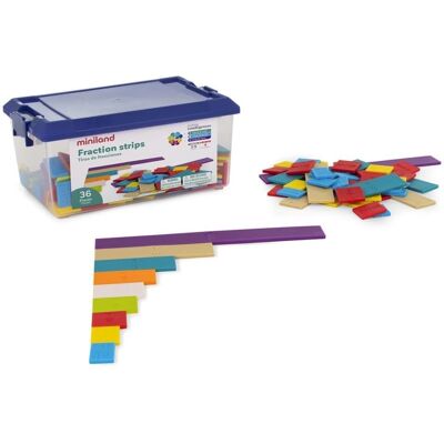 Giocattolo educativo MINILAND - ML Maths: Barre di frazioni - 4 giochi, 51 pezzi Giocattolo educativo MINILAND - ML Maths: Barre di frazioni - 4 giochi, 51 pezzi