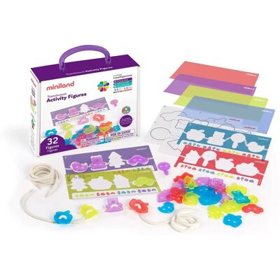 Miniland Jouet de Chaînage et Séquencement Multicolore - Jeu Éducatif Miniland Jouet de Chaînage et Séquencement Multicolore - Jeu Éducatif