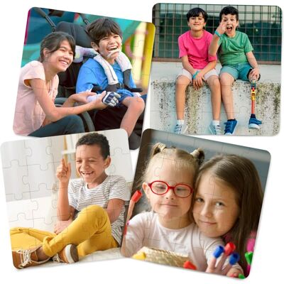 Miniland Educational - Set 4 Puzzle Inclusione Miniland Educational - Set 4 Puzzle Inclusione