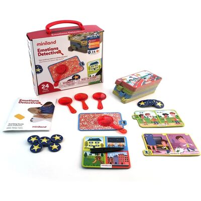Set Gioco Detective Emozioni Miniland - Playset Set Gioco Detective Emozioni Miniland - Playset