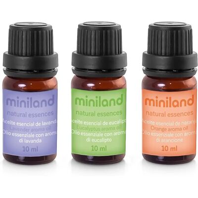 Miniland Bebé Difusor de Aromas - Set de 3 Aceites Esenciales Miniland Bebé Difusor de Aromas - Set de 3 Aceites Esenciales