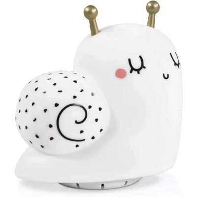 Veilleuse Miniland Bébé Escargot - Silicone, Plusieurs Modes Veilleuse Miniland Bébé Escargot - Silicone, Plusieurs Modes