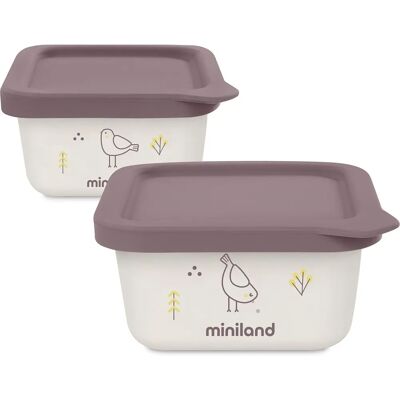 ML Baby: SET de BOÎTES POUSSIN 400ml - Kinderspiel ML Baby: SET de BOÎTES POUSSIN 400ml - Kinderspiel