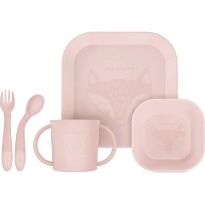 Set pappa per bambini Miniland - Quadrato Candy - Dai 6 mesi Set pappa per bambini Miniland - Quadrato Candy - Dai 6 mesi