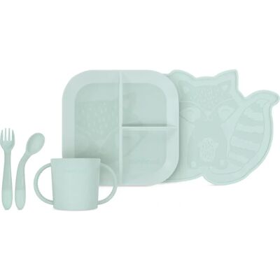 Zestaw posiłków Dolce Miniland - BLW, Miętowy, Dla Dzieci Zestaw posiłków Dolce Miniland - BLW, Miętowy, Dla Dzieci